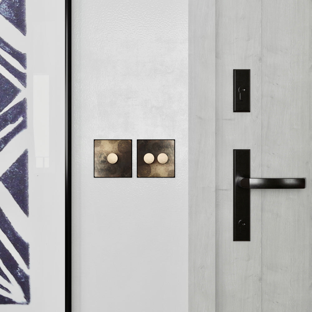 Electric Dimmers, Bespoke dimmer, one gang dimmer, two gang dimmer